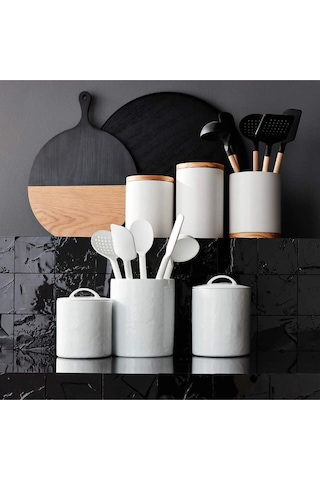 Crate & Barrel Zeytin Ağacı Saklama Kabı Seti Farklı Boyut Seçenekleriyle Şık Düzenleme Saklama Kapları Çok Renkli