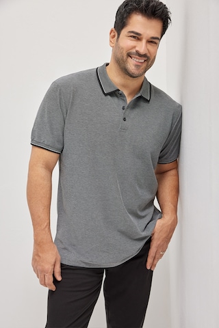 Ac&Co / Altınyıldız Classics 4A4820200047Syh3XL Düğmeli Polo Yaka Cepsiz Slim Fit Erkek Tişört Siyah