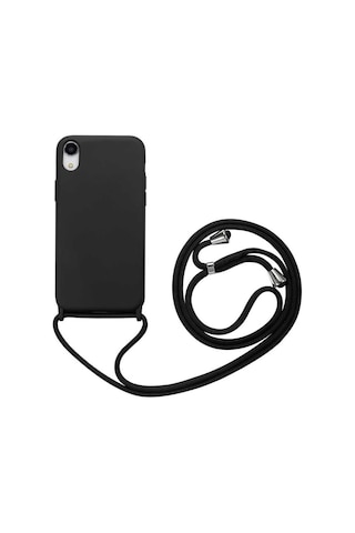 Apple Uyumlu iPhone XR 6.1 Kılıf Zore Ropi Ipli Silikon Kılıf
