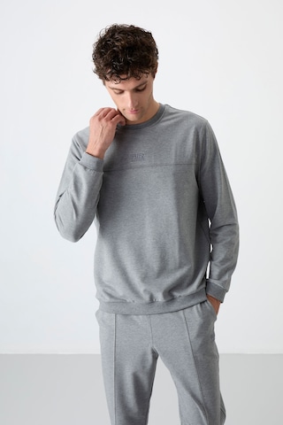 Tommy Life Keith Gri Melanj Basic Erkek Eşofman Takım - 85231 GRİ MELANJ