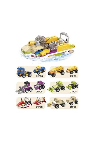 Kızılkaya Ideas Arabalar 6'lı Set 147 Parça Sm208b