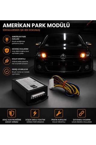 Peugeot 308 Ayarlı Amerikan Park Modülü 12v Sinyal Park Modülü
