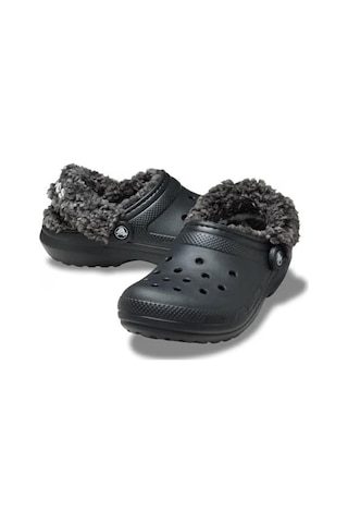 Crocs Classic Fleece Lined Clog Terlik Siyah