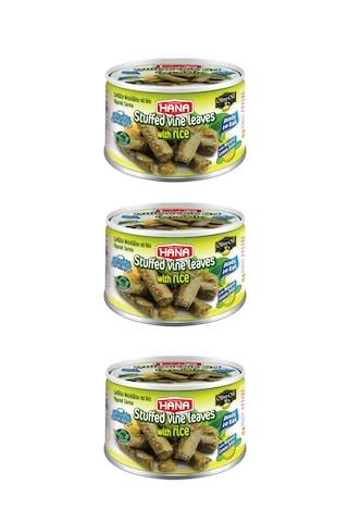 Hana Zeytin Yağlı Yaprak Sarma Yalancı Dolma 400 Gr X3 - Vejetaryen