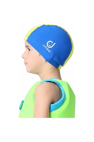 Dm 1101 Orta Yaş Çocuk Yazlık Derinleştirici Güneş Korumalı Yüzme Bonesi Sarı Sarı