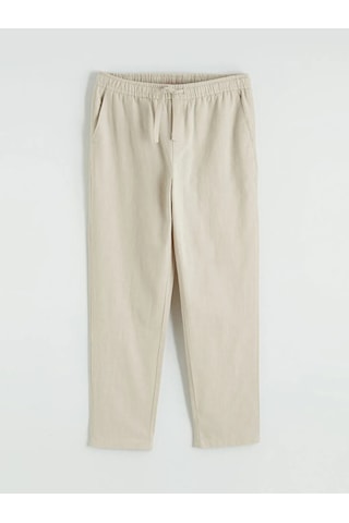 Lc Waikiki Bej Regular Fit Keten Görünümlü Erkek Pantolon