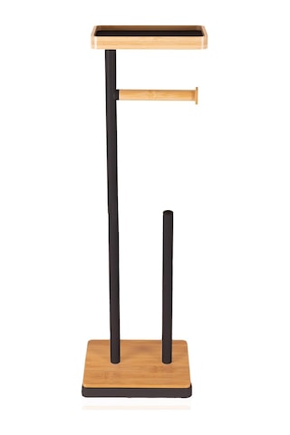 The Mia Tepsili Tuvalet Kağıdı Standı Siyah Glv0756 Siyah