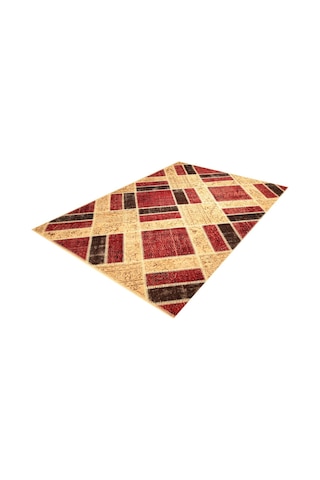 Patchwork El Dokuma Anadolu Halısı (431184305) Kırmızı