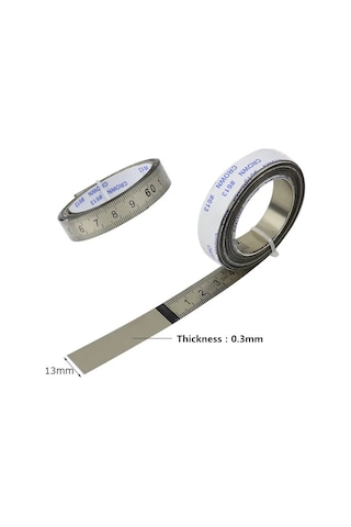C-forward-3 Renk 0.5 1 2 3m Kendinden Yapışkanlı Gönye Testere Parça Bantları Ölçü Desteği Metrik Çelik Cetvel Ahşap Metal Cam İçin Bant Ölçümleri