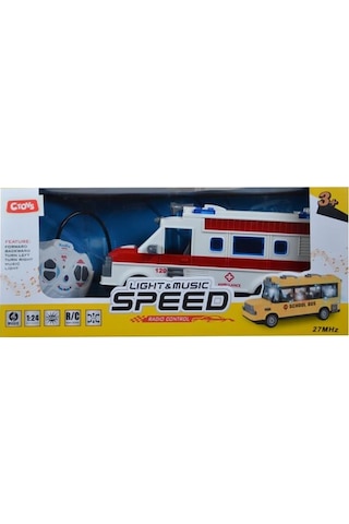 Ctoys Uzaktan Kumandalı Ambulans Wl-167b