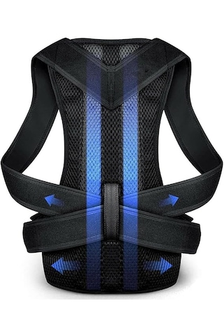 Ayarlanabilir Sırt Ve Bel Duruş Düzeltici Korse Unisex Postür Korsesi Dik Duruş Korsesi Standart