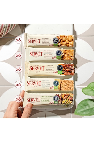 Şekeri Meyveden Krokan Bar Karışık 20g 30'lu Paket