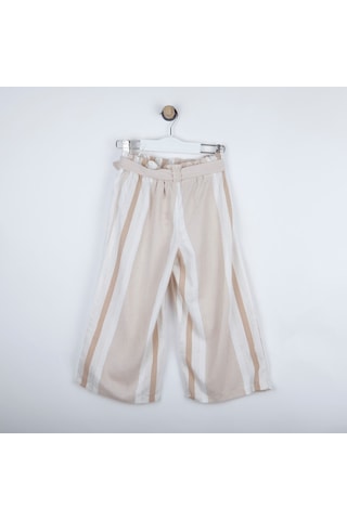 Xo Kids P-003377 Bes 9462 Kız Pantolon 6-14 Yaş Bej