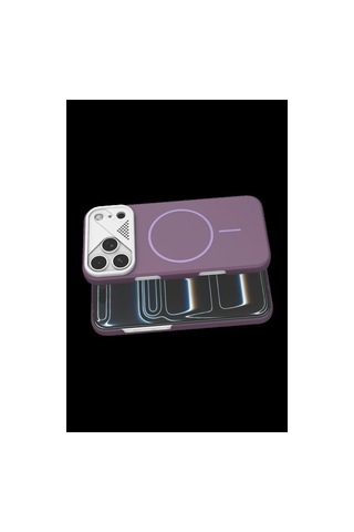 Joko Apple iPhone Uyumlu 17 Pro Max Export Magsafe Kapak - Mor