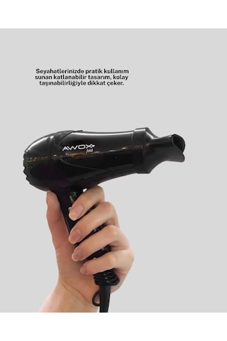 Awox Mini Fön Siyah