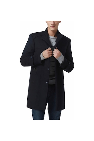 Plt8308 Dewberry Palto-desenli Lacivert