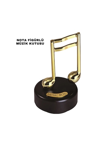 Altın Nota Figürlü Müzik Kutusu Diğer