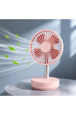 Hepu Hp-f25 Usb Şarjlı Sessiz Masaüstü Mini Fan