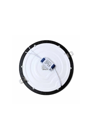 Lampist Siyah Çerçeveli Slim Sıva Altı Panel Led 3w 8,3 Cm Beyaz Işık Beyaz - Siyah