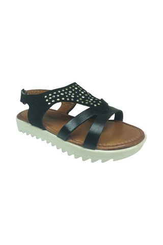 Ortopedikal Trend 2103 Klt Kız Çocuk Sandalet %100 Hakiki Deri (544775034) Siyah