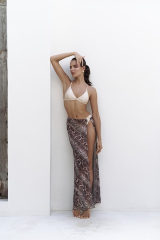Mai Collection Mai Studios Co. Evgenios Tokalı Vizon Uzun Etek Vizon