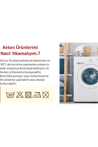 Dnc Home Tekstil Ndchome 8li Amerikan Servis Runner Seti Krem