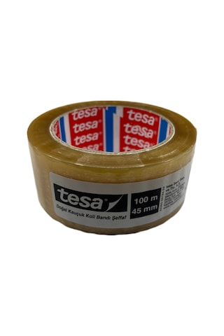 Tesa 4263 Doğal Kauçuk Koli Bandı Şeffaf 100M x 45 Mm.