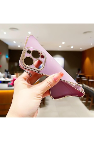 Teknomoda Xiaomi Redmi Note 8 Pro Kılıf Kenarları Gold Kamera Korumalı Renkli Pastel Silikon Açık Yeşil