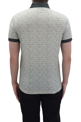 Santa Dmctekstil Erkek Kavis-115 Desenli Spor Kesim Dar Kalıp Cepsiz Polo Yaka T-shirt Haki