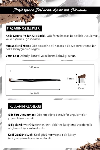 Açılı Fırça Cre'ars Angled Brush 124