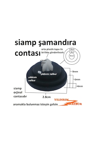 Siamp Gömme Rezervuar İç Takım Şamandıra Contası Flatör Contası O Beyaz - Siyah