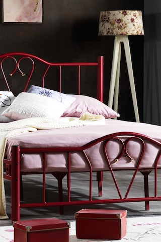 Mobilyabazari Toronto Çift Kişilik Metal Ferforje Karyola 150*200 Cm