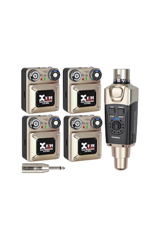 Xvive Xv-u45r4 4 Alıcı + 1 Vericili Kablosuz In-ear Monitör Sistemi
