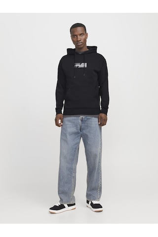 Jack & Jones Jjcorp Graphıc Sweat Hood Noos Çok Renkli