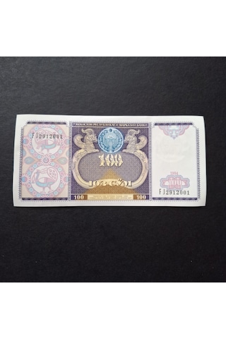 Escoines Koleksiyon 3996368f6236a7116b 1994 Özbekistan 100 Som Çil Kağıt Para