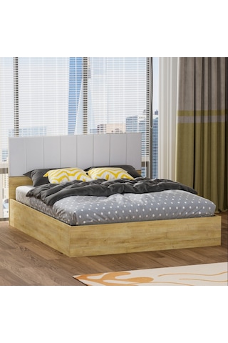 Garaj Home Doğa Çift Kişilik 160x200 Karyola - Meşe Diğer