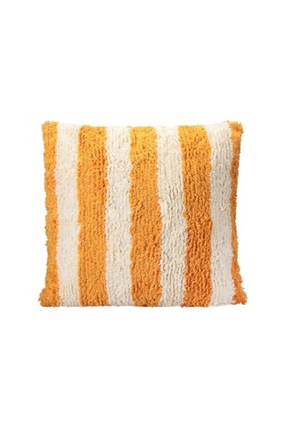 Pop Stripe Dokuma Yastık Hardal 45x45cm Genel