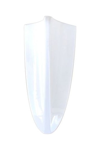 Zendar Anten Jaws Balık Sırtı Yapıştırma Süs Anteni 16cm Beyaz Yes-050 B