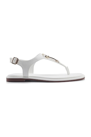 Nine West Ophelıa 5fx Beyaz Kadın Düz Sandalet 000000000101929094 Beyaz