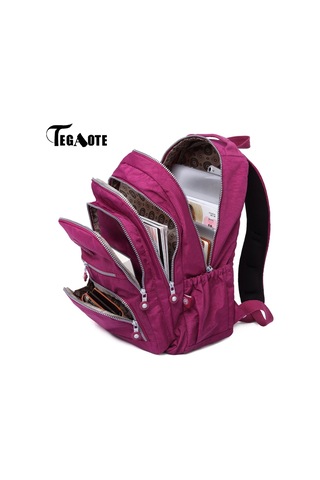 Sones Sırt Çantaları Okul Sırt Çantası Genç Kızlar İçin Kadın Dizüstü Bilgisayar Seyahat Çantası, Boyut: 31x14x42cm T0989 Kırmızı Diğer