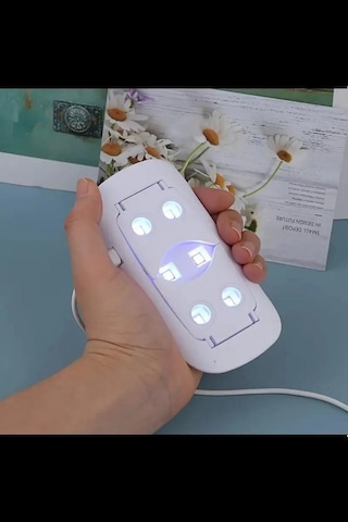 Sun Mini Uv Led 6 Ledli Tırnak Kalıcı Oje Kurutucu Usb