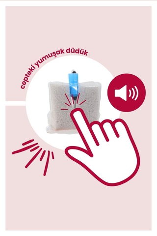 Düdüklü Cepli Sıvama Mama Önlüğü - Minik Penguen Pembe Bebek Önlüğü Açık Pembe
