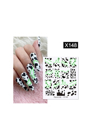 Su Transferli Nail Art Sticker X148 55344-3