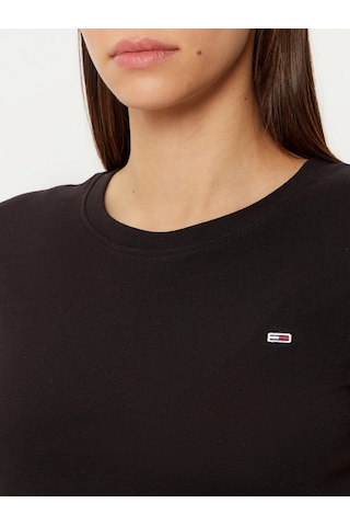 Tommy Hilfiger Tommy Hılfıger Kadın T-shırt Dw0dw20459-bds SIYAH