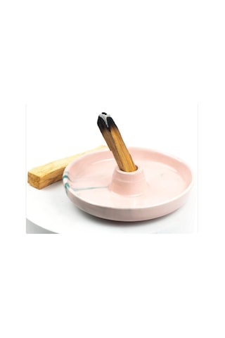 Ağaç Tütsülük - Pembe - Seramik