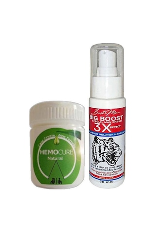 Northcity Hemocure Natural Rahatlatıcı Bakım Kremi + Big Boost Erkeklere Özel Geliştirici Ürün 50 Ml