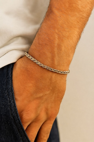 Altın Renk Chavin Angelus Lufigo Unisex Erkek Çelik Zincir Çelik Bileklik - 3875