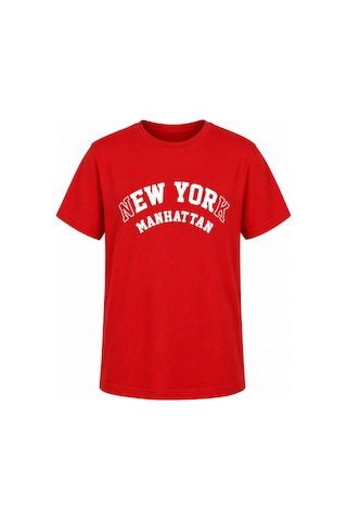 Trender Ny Manhattan Kırmızı Erkek Çocuk T-shirt 26ydt1000057