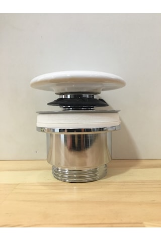 Kale 7080068100 Beyaz Yuvarlak Novatik Lavabo Sifonu