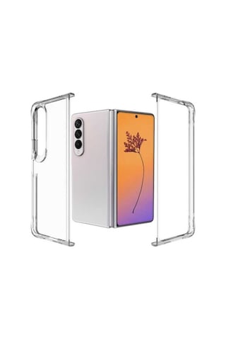 Samsung Uyumlu Galaxy Z Fold 4 Kılıf Zore Vonn Kapak Renksiz